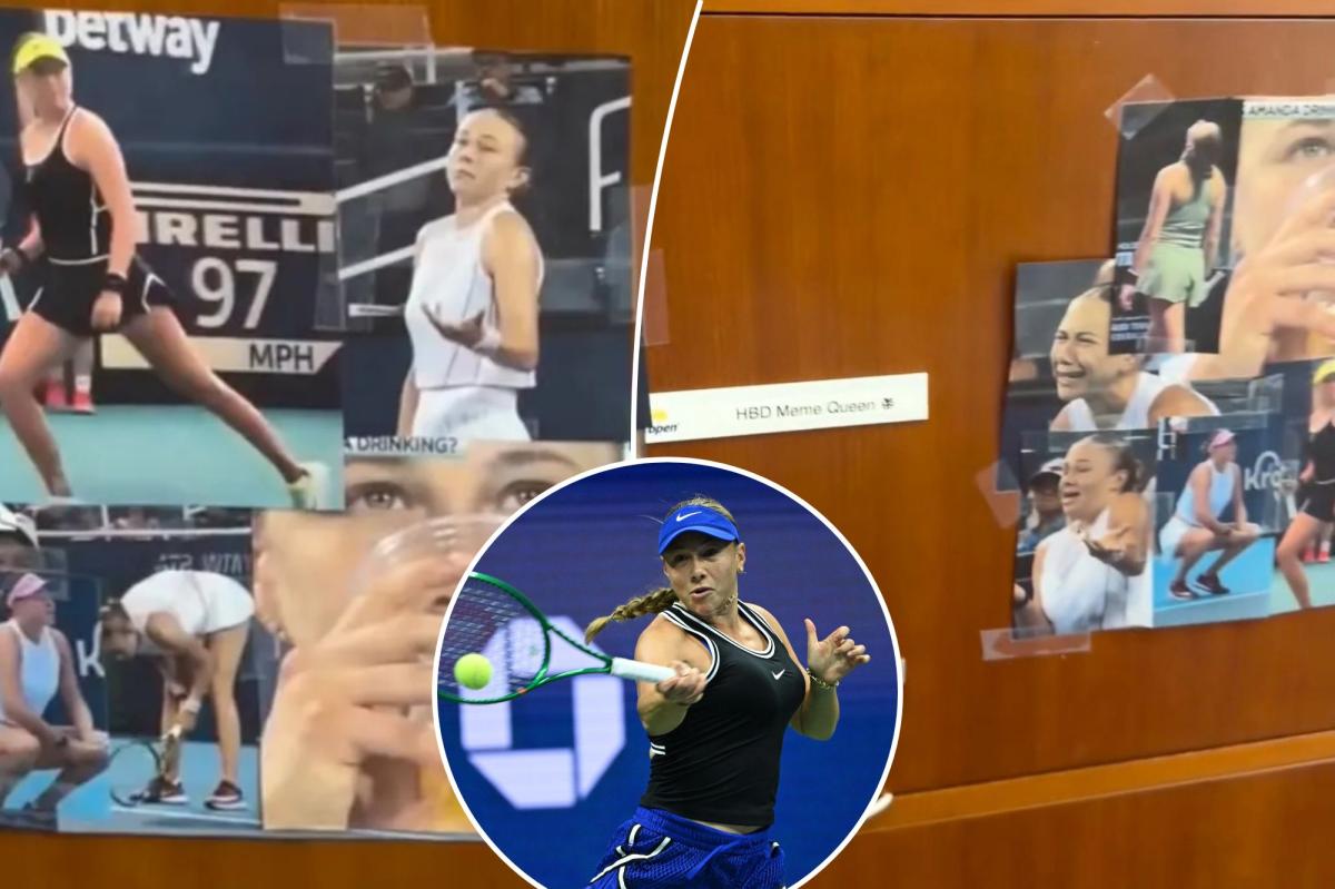 Amanda Anisimova reacts to 'meme queen' U.S. Open locker on 25th birthday