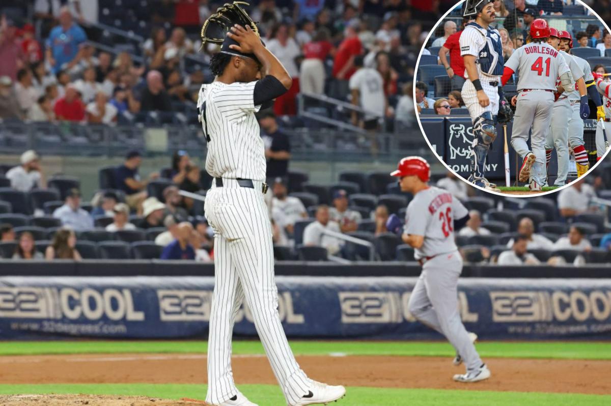 Angel Chivilli implodes in crushing Yankees loss to Cardinals