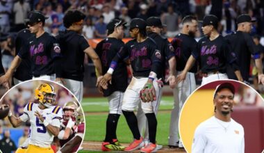 Mets throw shade at Commanders' Jayden Daniels over LSU controversy