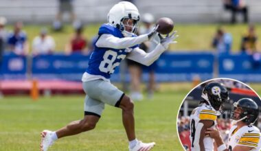 Calvin Austin III using lessons from Aaron Rodgers to play his way off Giants' bubble