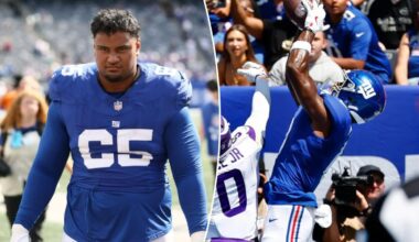 Giants' rookies relishing first opportunity to see if they belong
