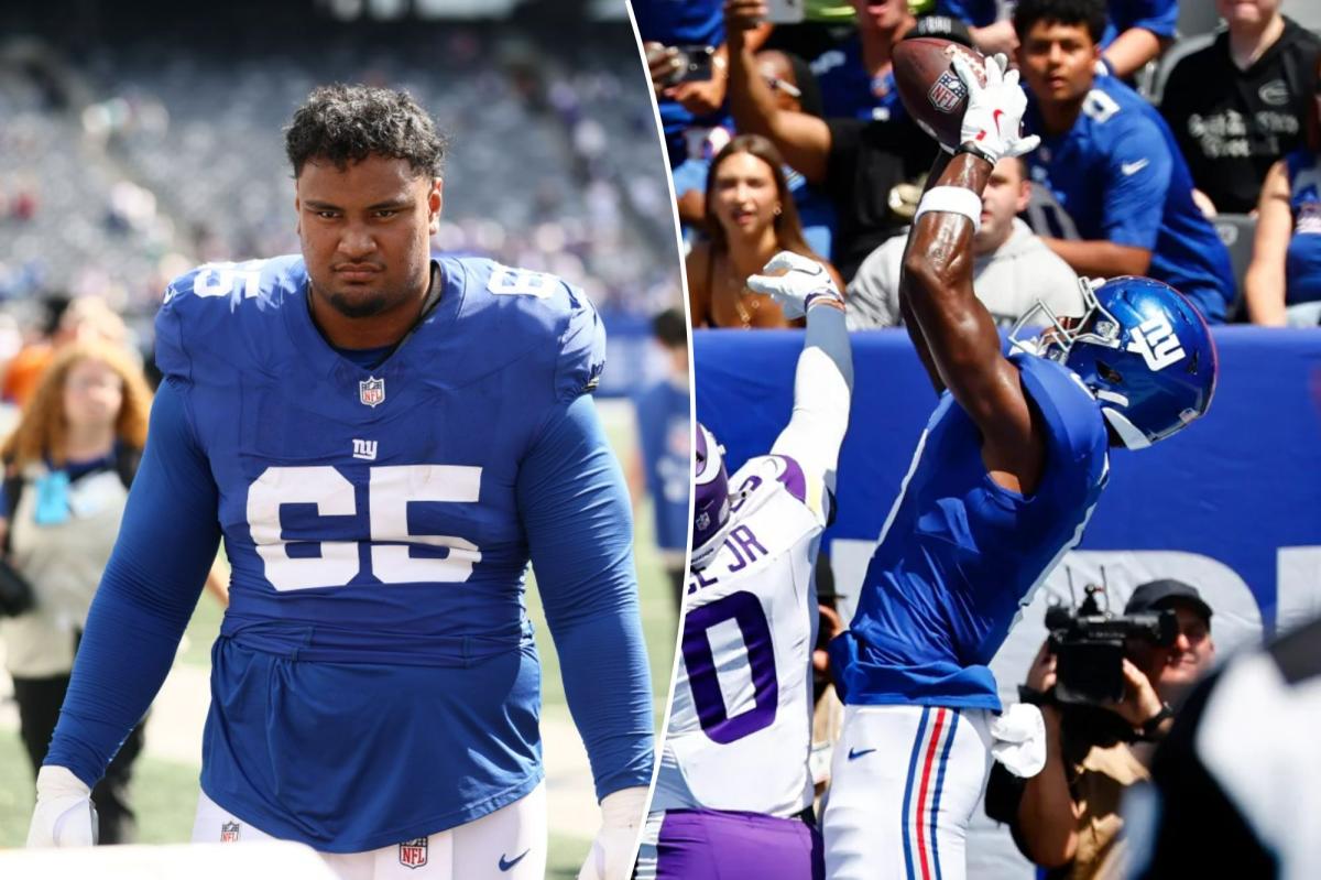 Giants' rookies relishing first opportunity to see if they belong