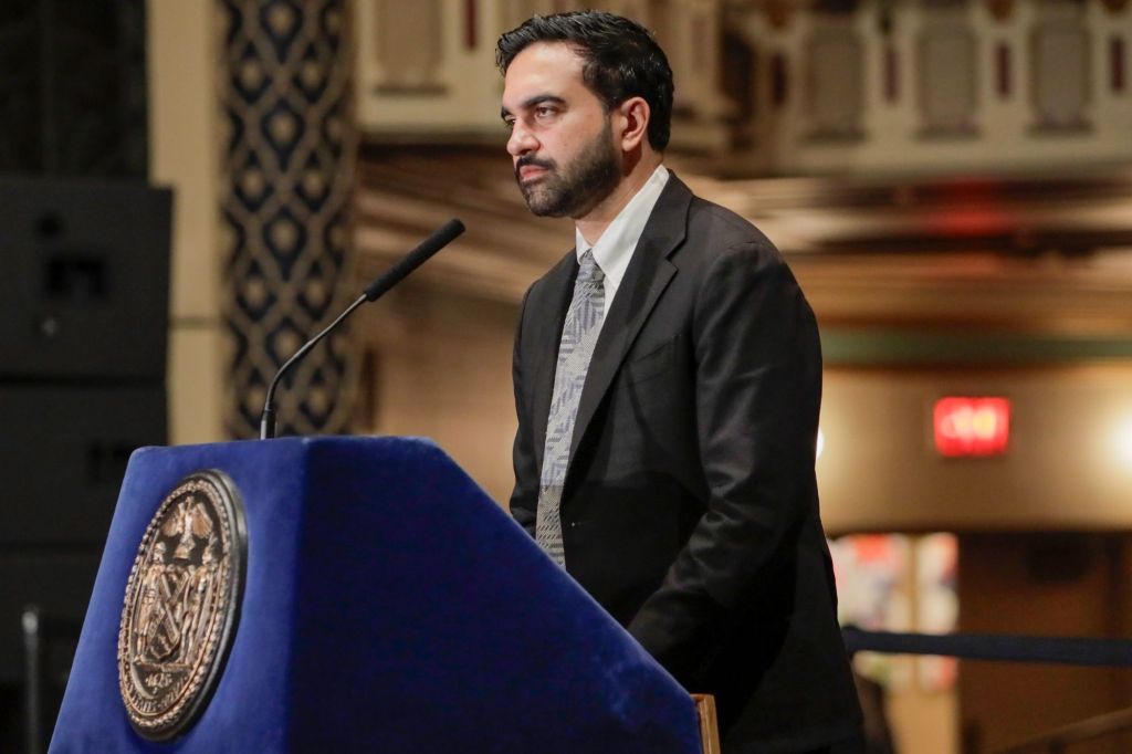 Mayor Zohran Mamdani speaking at a press conference on Aug. 13, 2026.