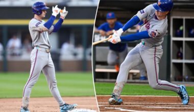 Carson Benge continues red-hot streak in offensive-powered Mets win over White Sox