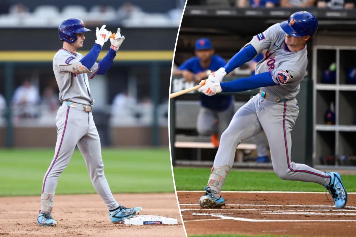 Carson Benge continues red-hot streak in offensive-powered Mets win over White Sox