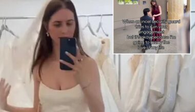 Met security guard ‘ruins’ romantic wedding proposal by ordering kneeling groom to ‘get up’