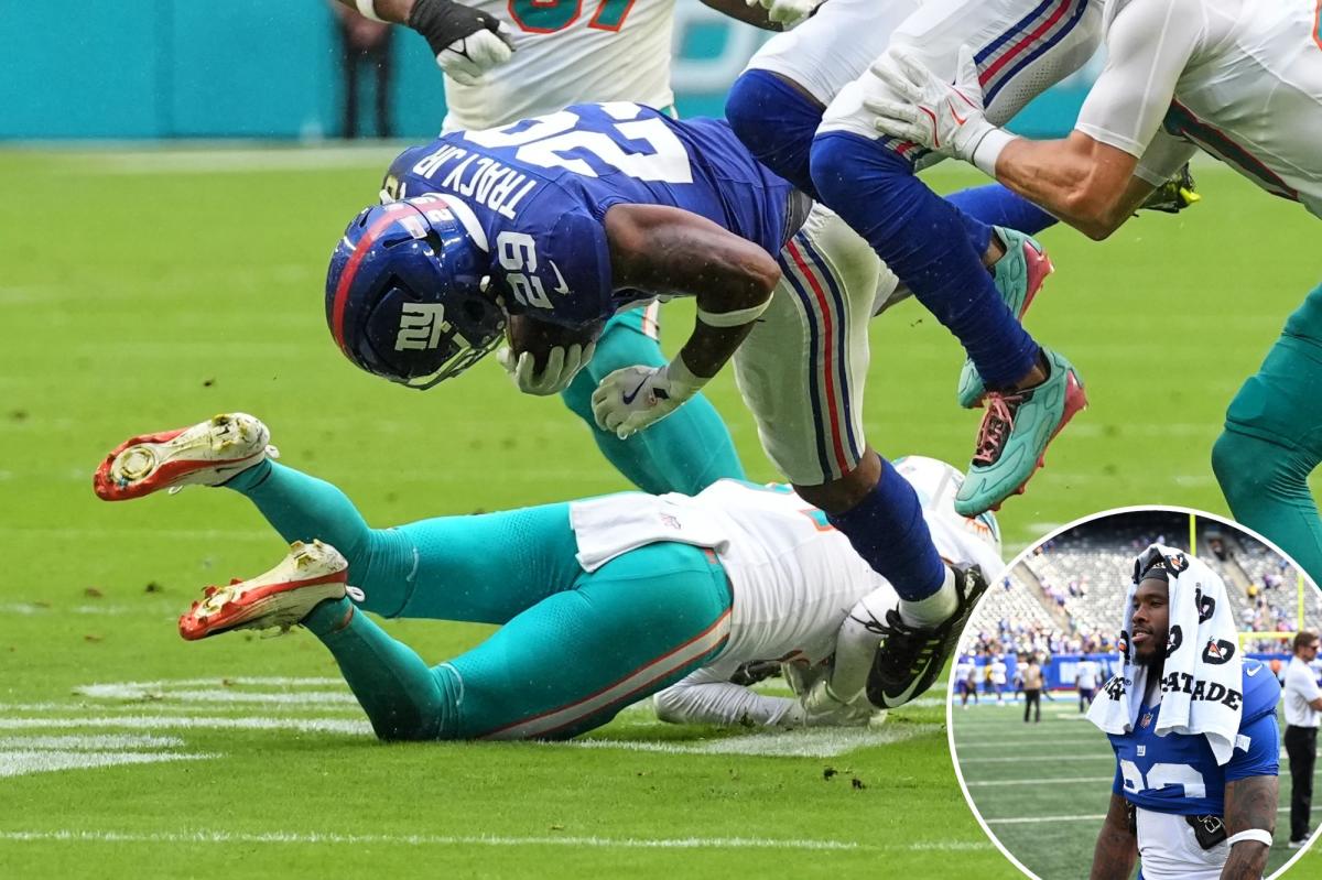Tyrone Tracy Jr's mistakes could lead to tough Giants roster call