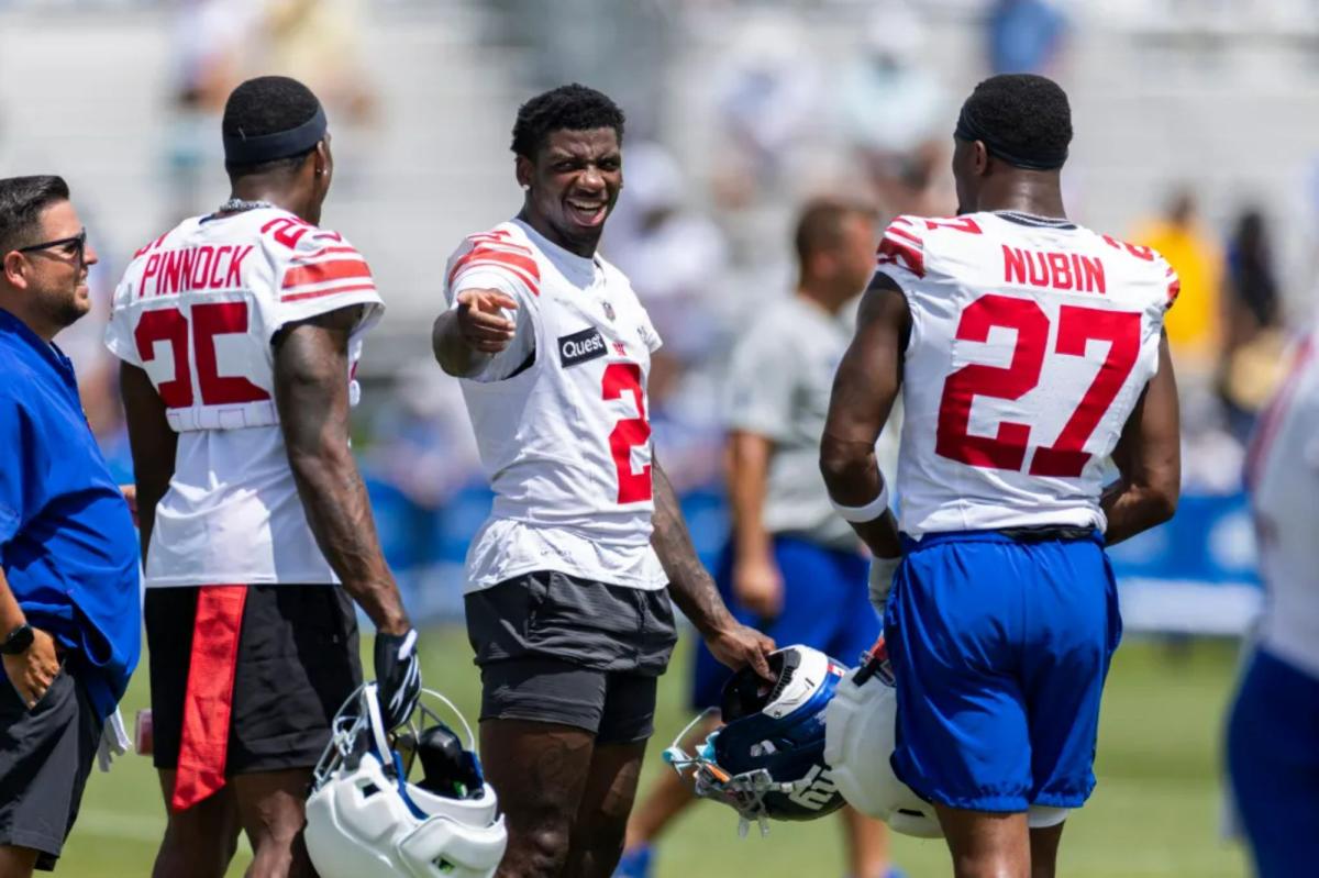 Deonte Banks finds himself in Giants training camp starting battle