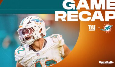 Game Recap: Dolphins Drop Preseason Contest to Giants
