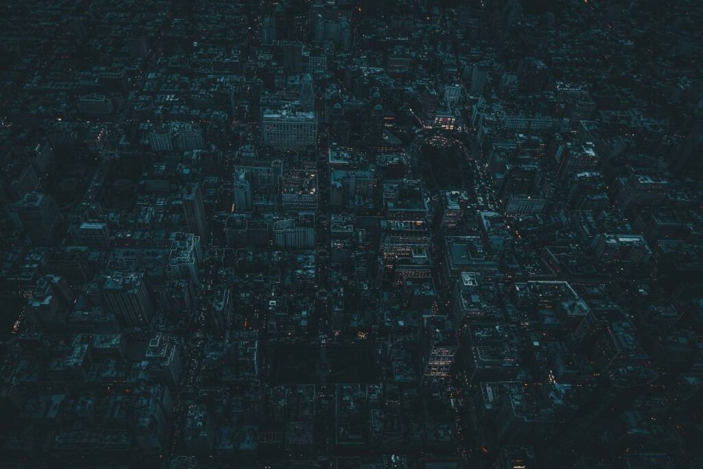 nyc dark at night