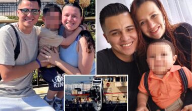 Heartbreaking photos show mom who died alongside infant in NYC boat crash as GoFundMe launched in support of husband