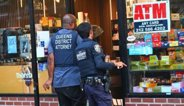 NYC Sheriff’s Office padlocks two storefronts along 30th Avenue in Astoria for selling illicit cannabis products, untaxed cigarettes – QNS