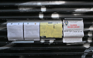 The businesses received immediate orders of closure, multiple notices of violations and cease and desist orders. 