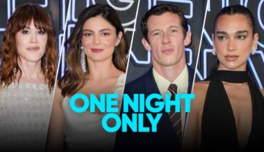 'One Night Only' Red Carpet Premiere Photos: Callum Turner, Monica Barbaro, Dua Lipa, Molly Ringwald & More