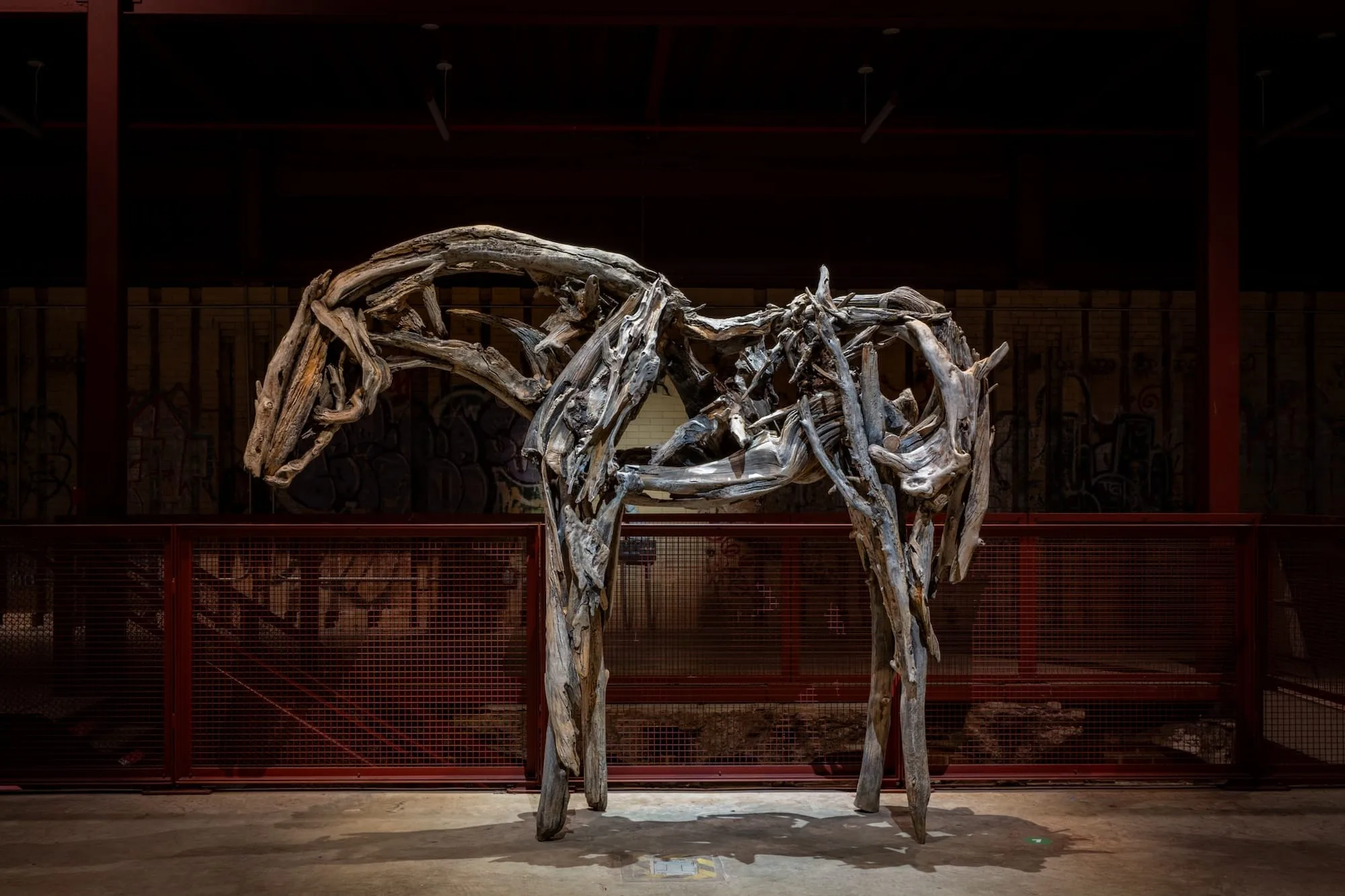 Deborah Butterfield's installation featured in ‘The Ark’ exhibits sculptures among other animal artworks.