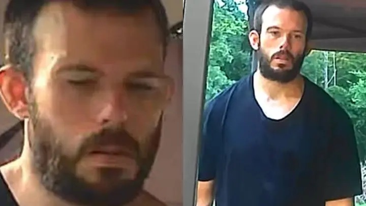 Collage of suspect Thomas Ryan.