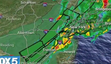 Heavy rain triggers flash flood warnings in NYC area