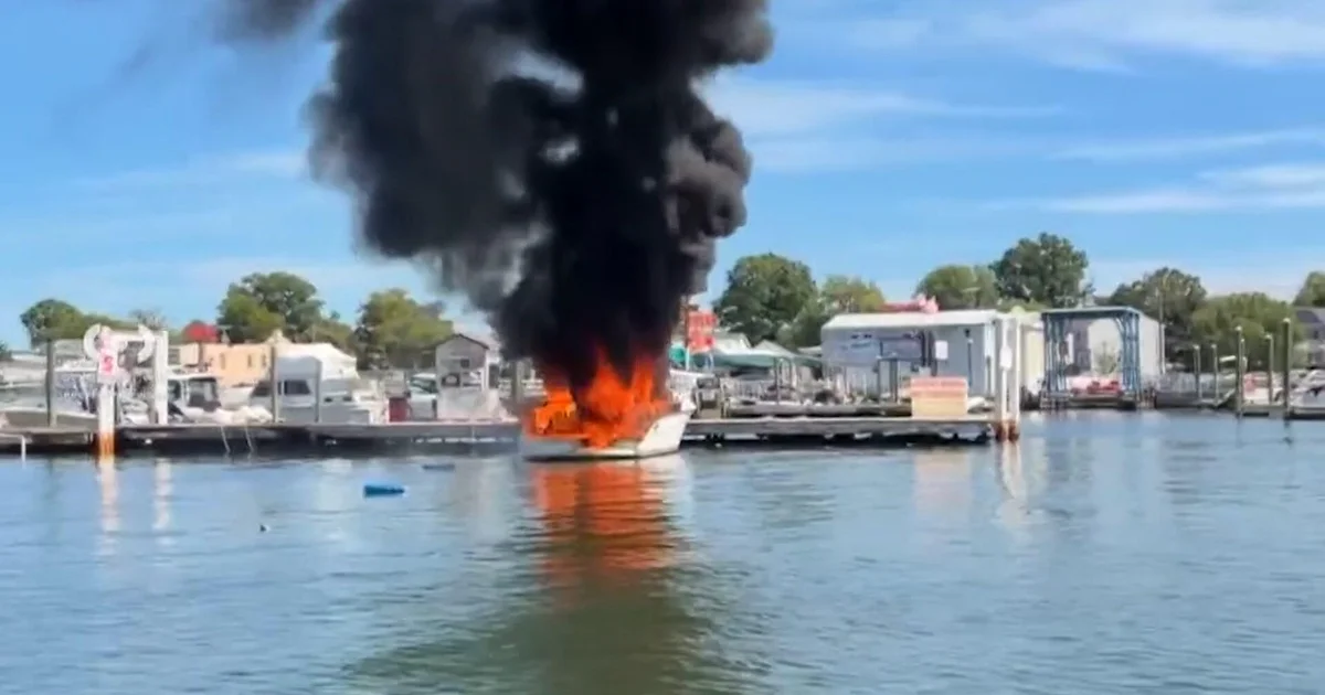 3 hurt when boat bursts into flames while docked near City Island in the Bronx