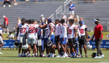 NY Giants training camp, practice No. 5: Arvell Reese dominates