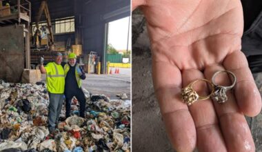 Two heirloom rings accidentally lost in 20,000 pounds of NYC garbage -- here's how Sanitation helped recover them