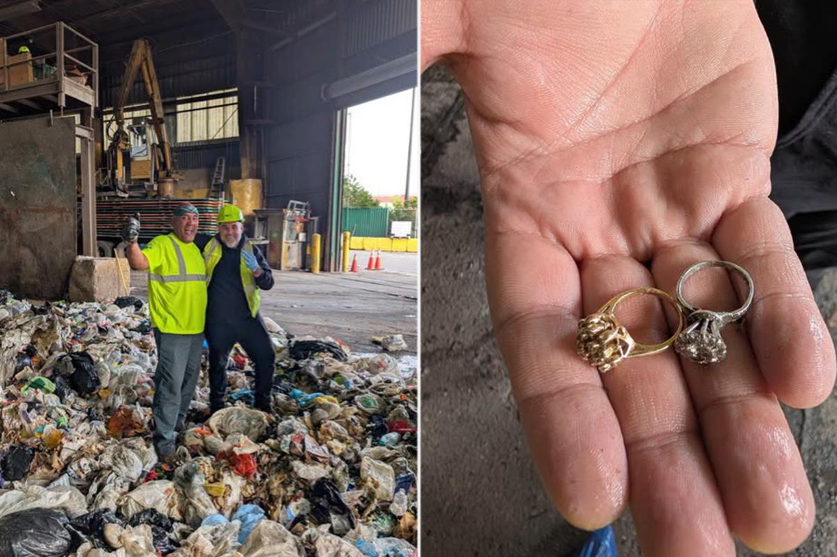 Two heirloom rings accidentally lost in 20,000 pounds of NYC garbage -- here's how Sanitation helped recover them