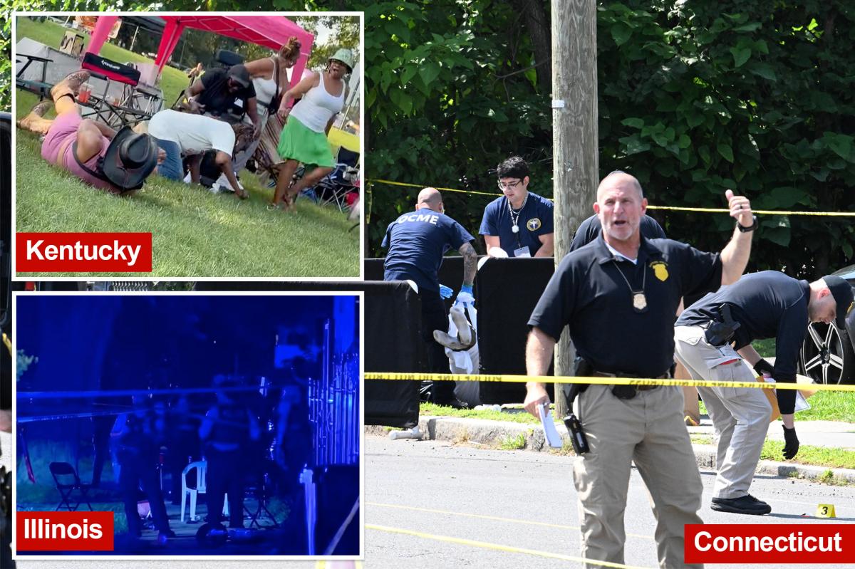 At least one killed, four wounded in Hartford shooting after violent scenes in Kentucky, Chicago