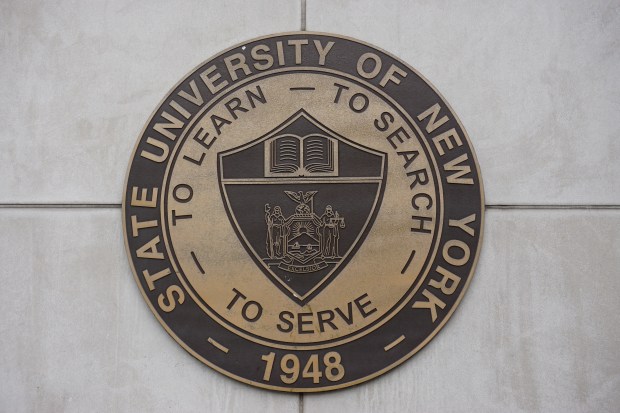 The SUNY logo is pictured. (EQRoy/Shutterstock)