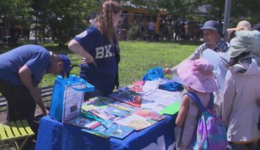 Community groups distribute over 750 backpacks at NYC event
