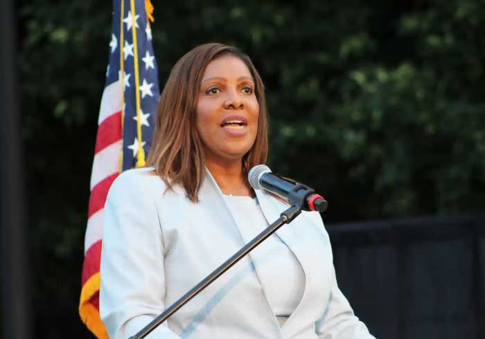 New York Attorney General Letitia James.