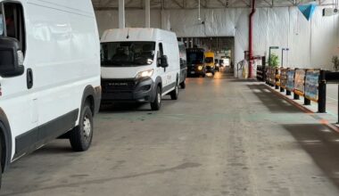 Delivery vans