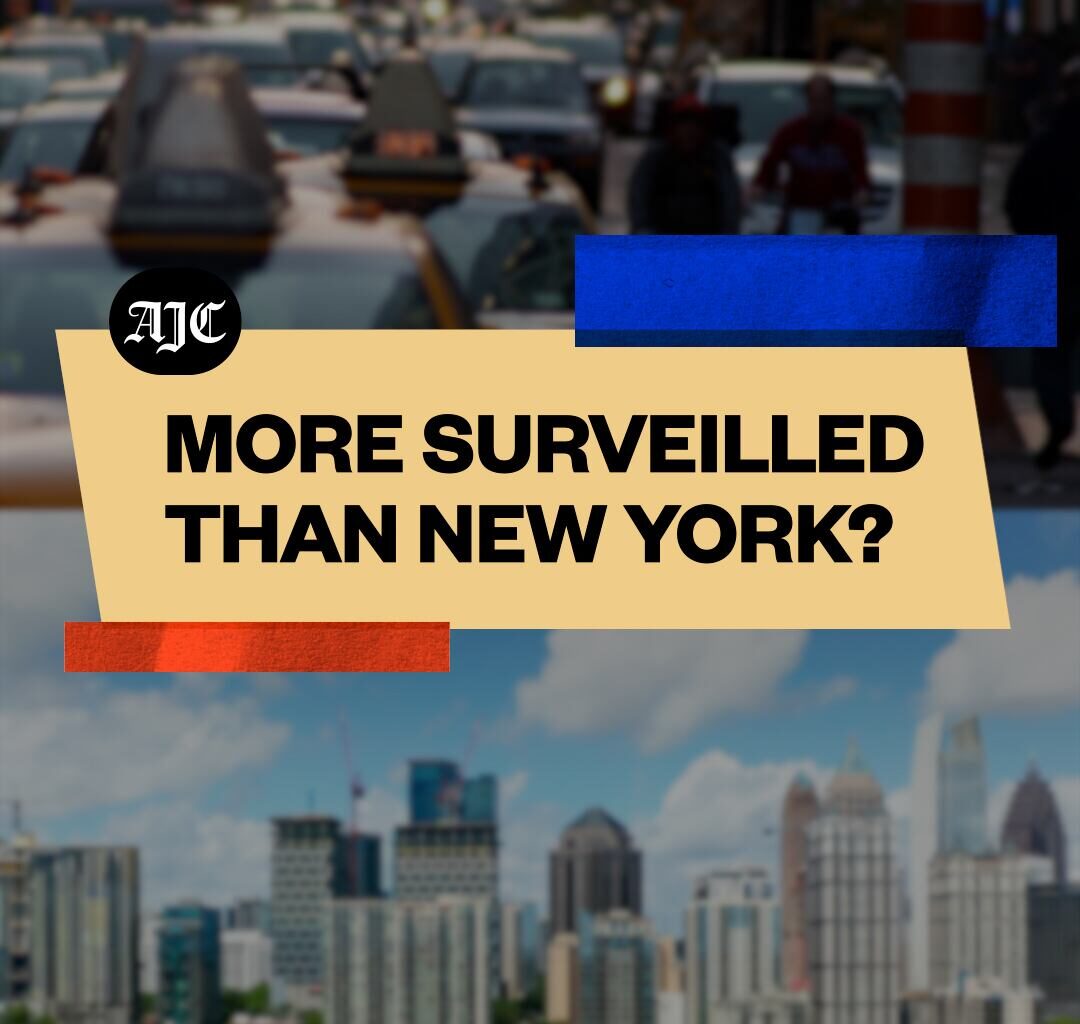 How does Atlanta surveillance stack up against New York and D.C.?