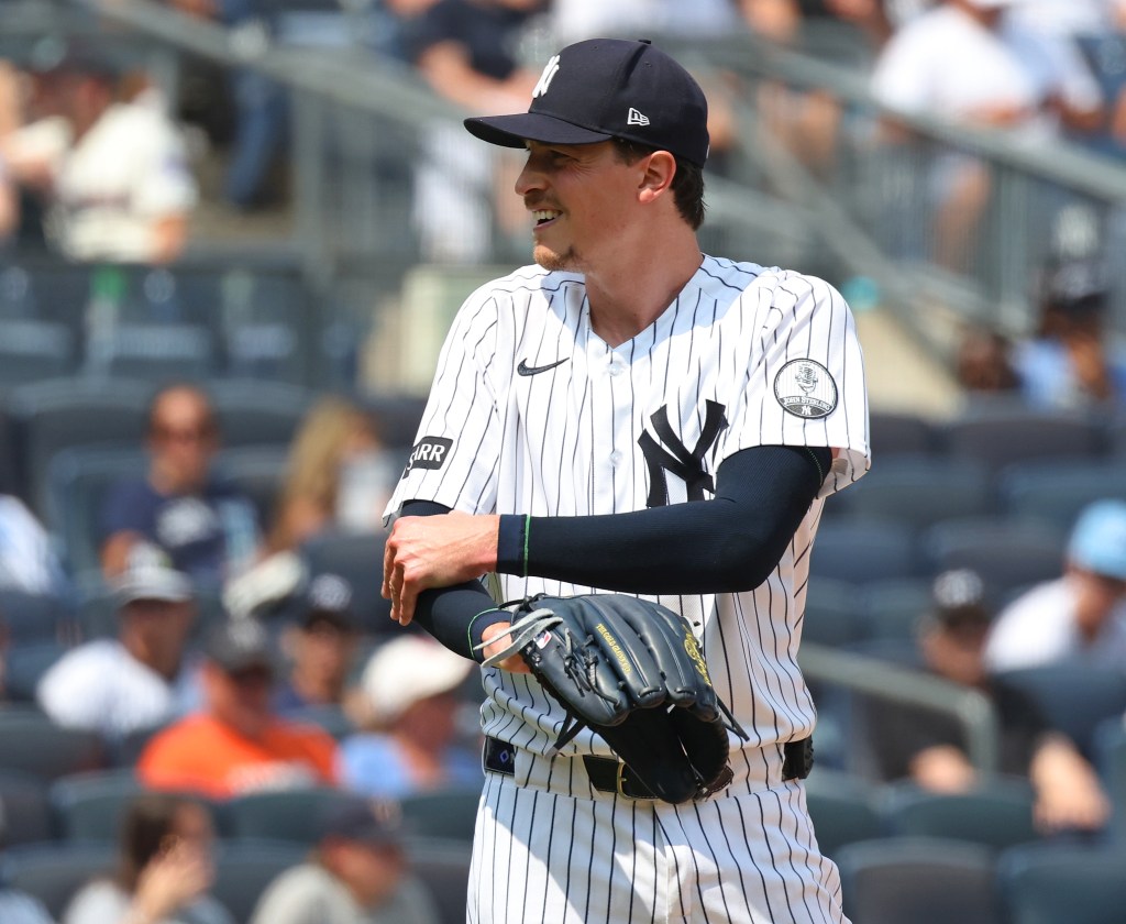 New York Yankees pitcher Max Fried (54) during the third inning against the Seattle Mariners.
