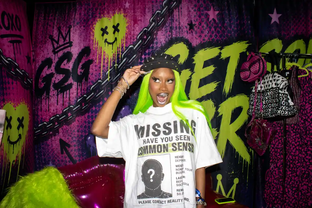 person posing in tshirt
