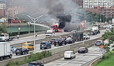 Tractor-trailer bursts into flames on Long Island Expressway in Elmhurst: FDNY – QNS