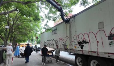 Residents of a Queens building fed up with fumes from temporary boiler that's been there for almost 2 years