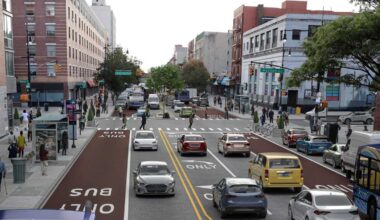 NYC begins construction on Manhattan’s 116th Street bus lanes aiming to speed up commutes for 65,000 daily riders