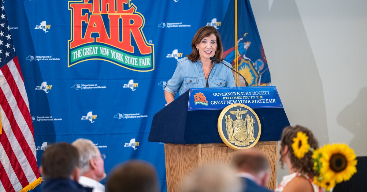Hochul talks tough on tariffs during opening day of the New York State Fair
