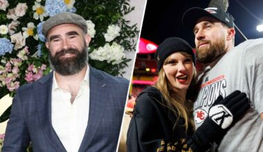 Jason Kelce shares details on Travis and Taylor Swift’s wedding – NBC New York