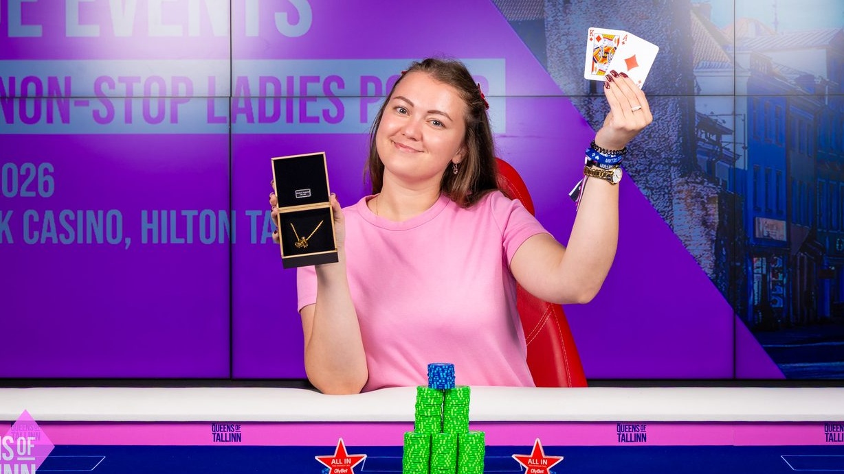 PHOTO: Just a Year into Her Poker Career, Agnese Barca Becomes the New Queen of Tallinn