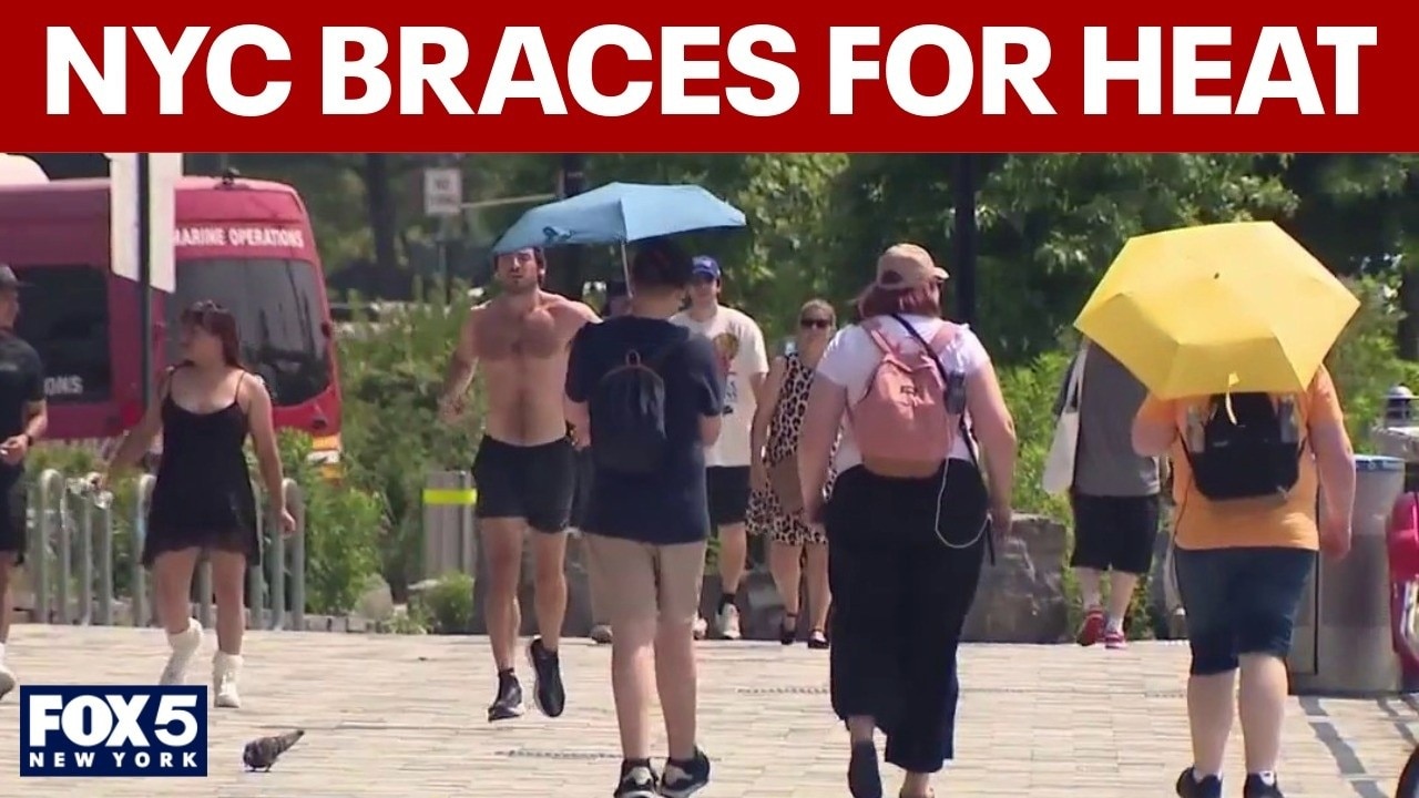 New Yorkers get creative to stay cool during extreme heat warning