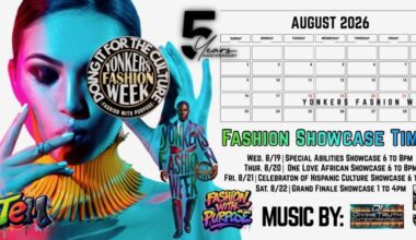 YONKERS FASHION WEEK RETURNS AUGUST 19