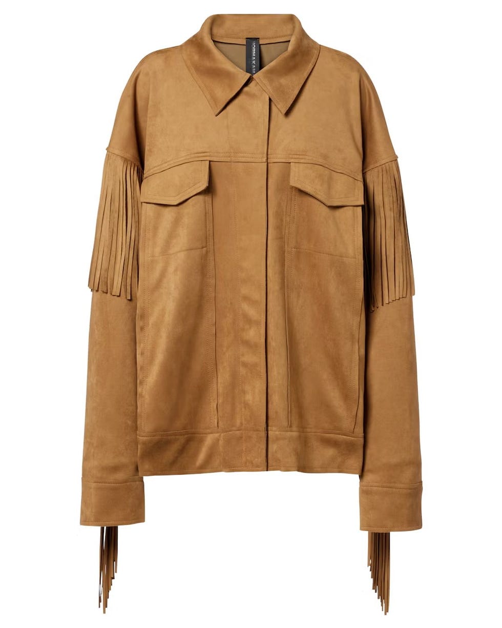 Oversized Fringe Jacket