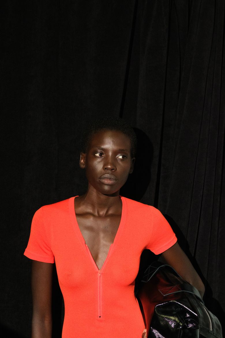 The Rachel Comey collection took inspiration from the life and work of late New York artist, novelist, playwright and professional wrestler, Rosalyn Drexler .
