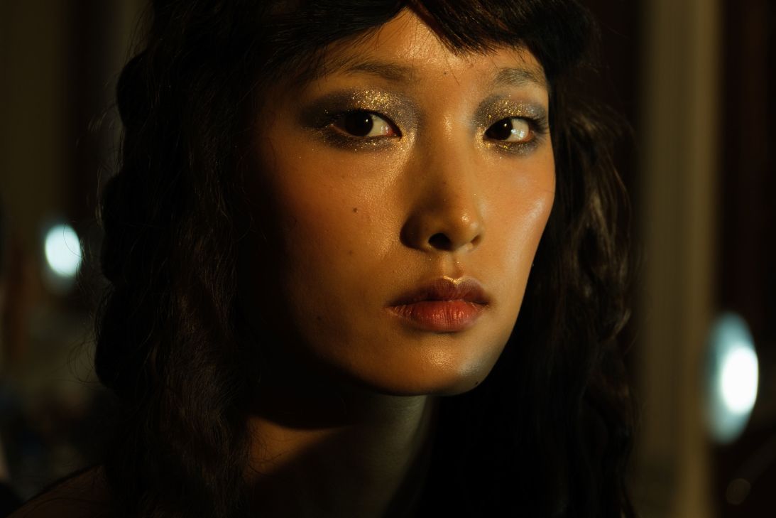 Maximalist makeup at Anna Sui.