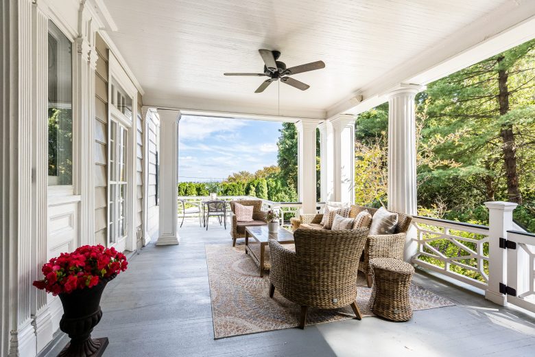 porch at 69 Forest Avenue, Glen Ridge