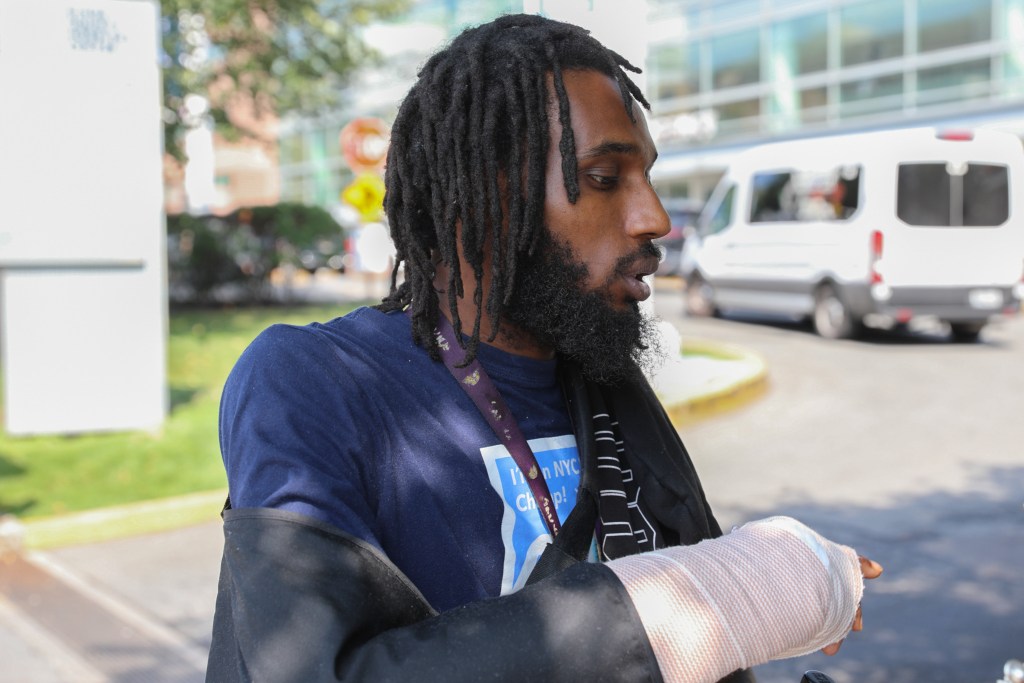 Kai G speaks about his experience at the Kings County Hospital emergency room,