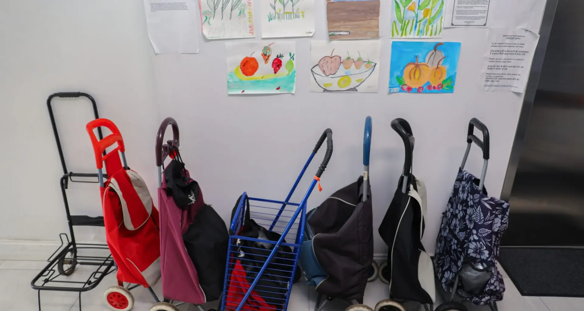 The South Asian Council for Social Services holds a food pantry at their Queens building, Sept. 2, 2026. Credit: Alex Krales/The City Reporter