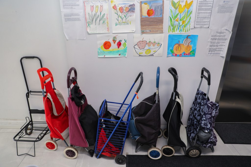 The South Asian Council for Social Services holds a food pantry at their Queens building