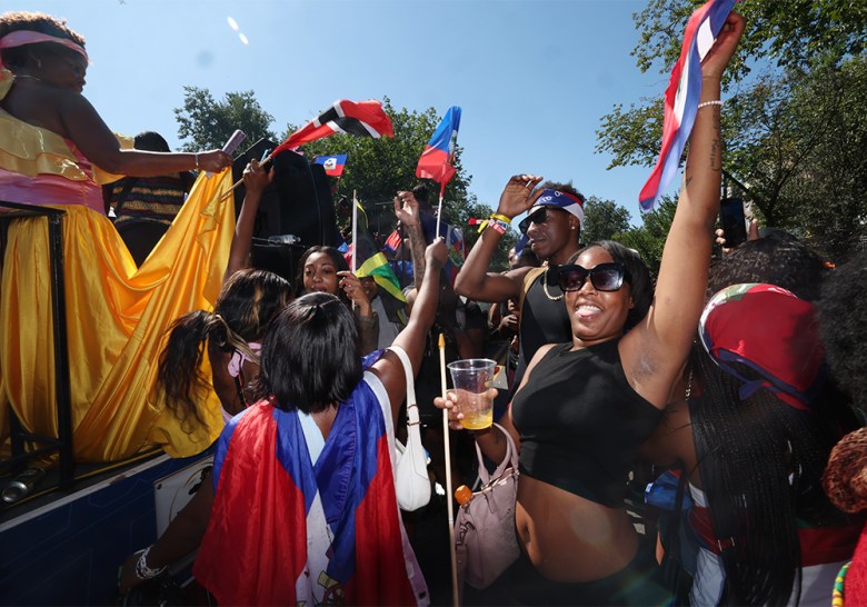 Attendees march during the West Indian Day Parade in Brooklyn, N.Y., Sept. 7, 2026. Photo by Fredner Cayemitte for The Haitian Times.
