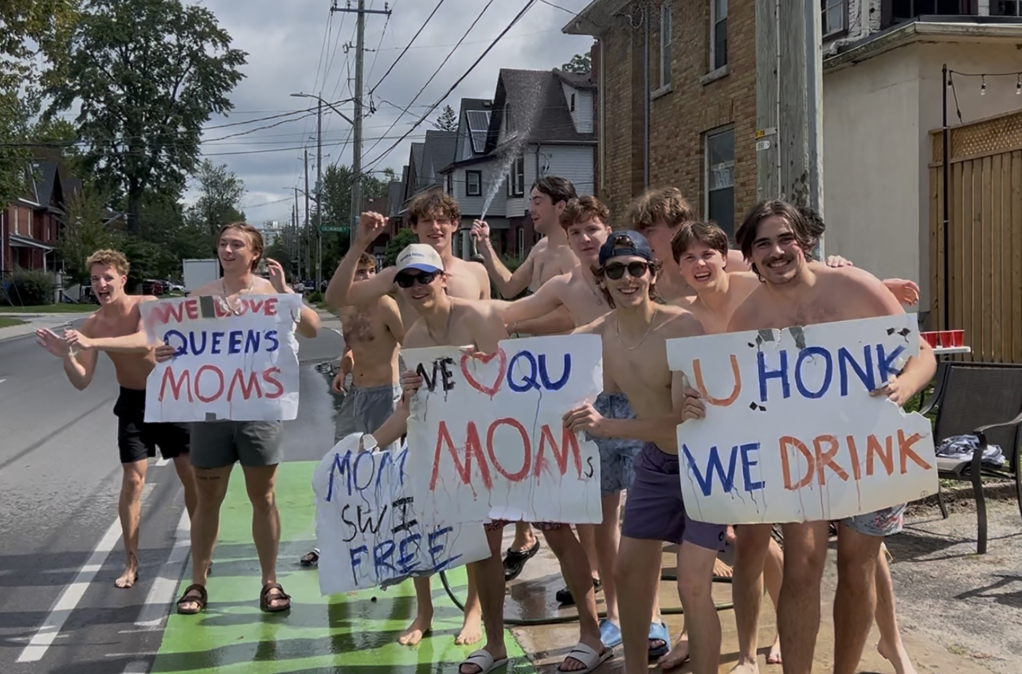 rowdy university students